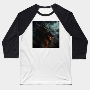 Skyward Illusion Dragon Baseball T-Shirt